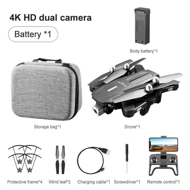 RC Drone K106 OAS 4K Obstacle Avoidance Quadcopter Cool Colorful LED lights