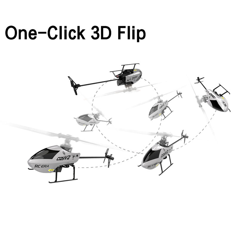 RC Helicopter C129 V2 4CH 3D Tumbling 6-Axis Gyroscope Aircraft Toy