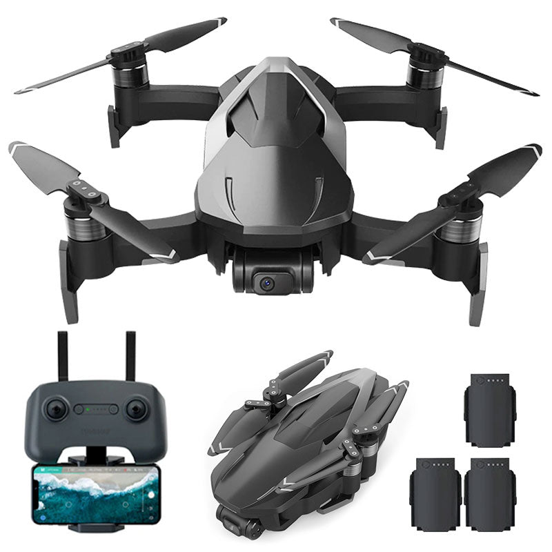 FUNSNAP DIVA 4K Drone 3-Axis EIS Gimbal 2KM FPV Quadcopter