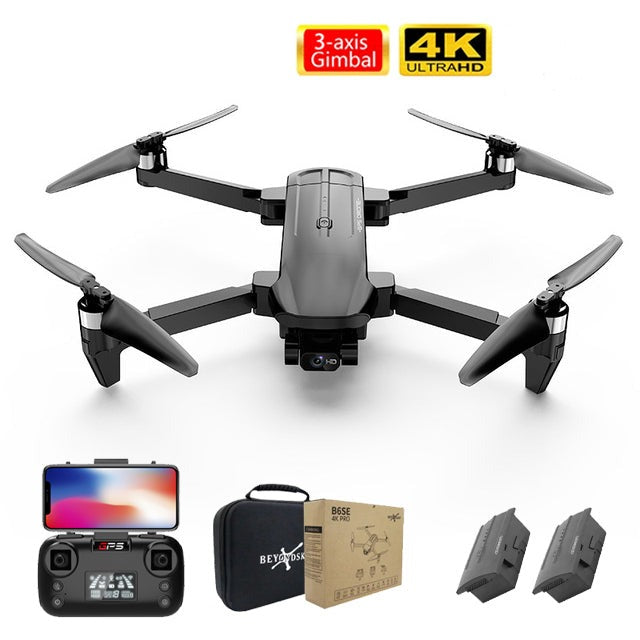 4K Drone B6SE 3-Axis Gimbal EIS Camera Brushless Quadcopter