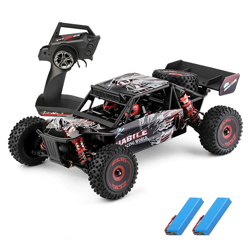 WLtoys 124016 RC Car High Speed 75KM/H 1:12 4WD 2.4G Brushless Motor Desert Off-Road Car Metal Chassis