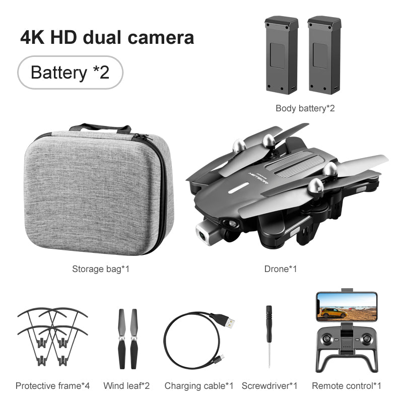 RC Drone K106 OAS 4K Obstacle Avoidance Quadcopter Cool Colorful LED lights