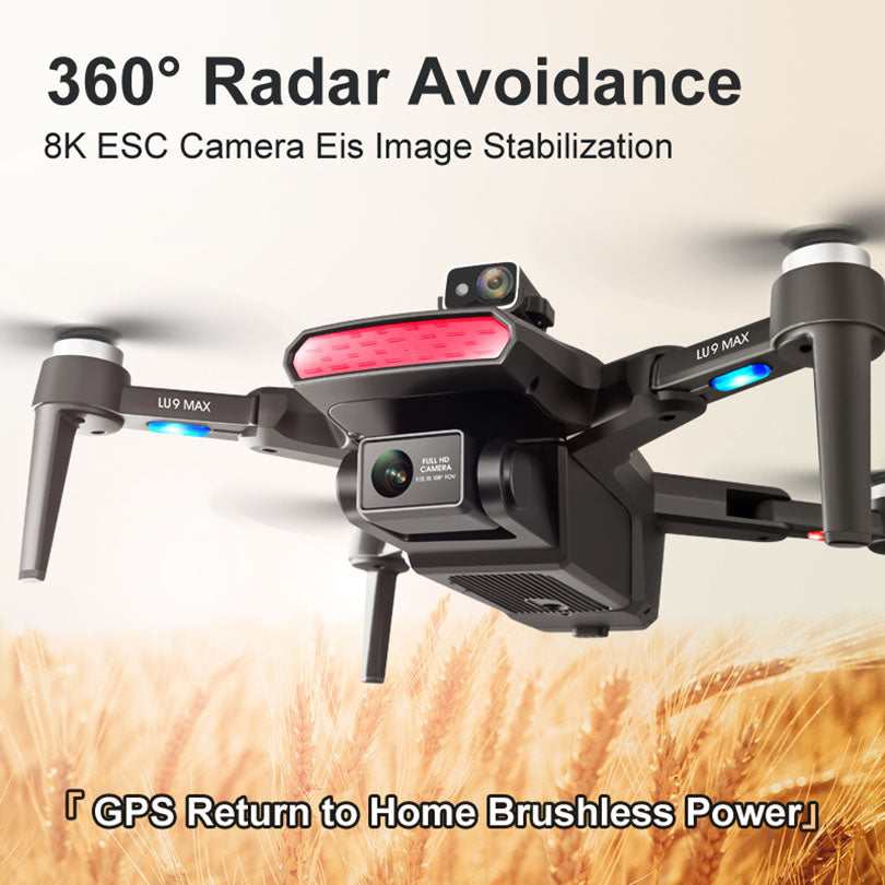 RC Drone LU9 Max 8K Camera Brushless Quadcopter