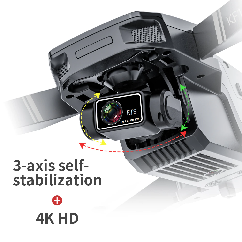 KF101 4K Drone 3-Axis EIS Gimbal HD ESC Camera Brushless Foldable Quadcopter
