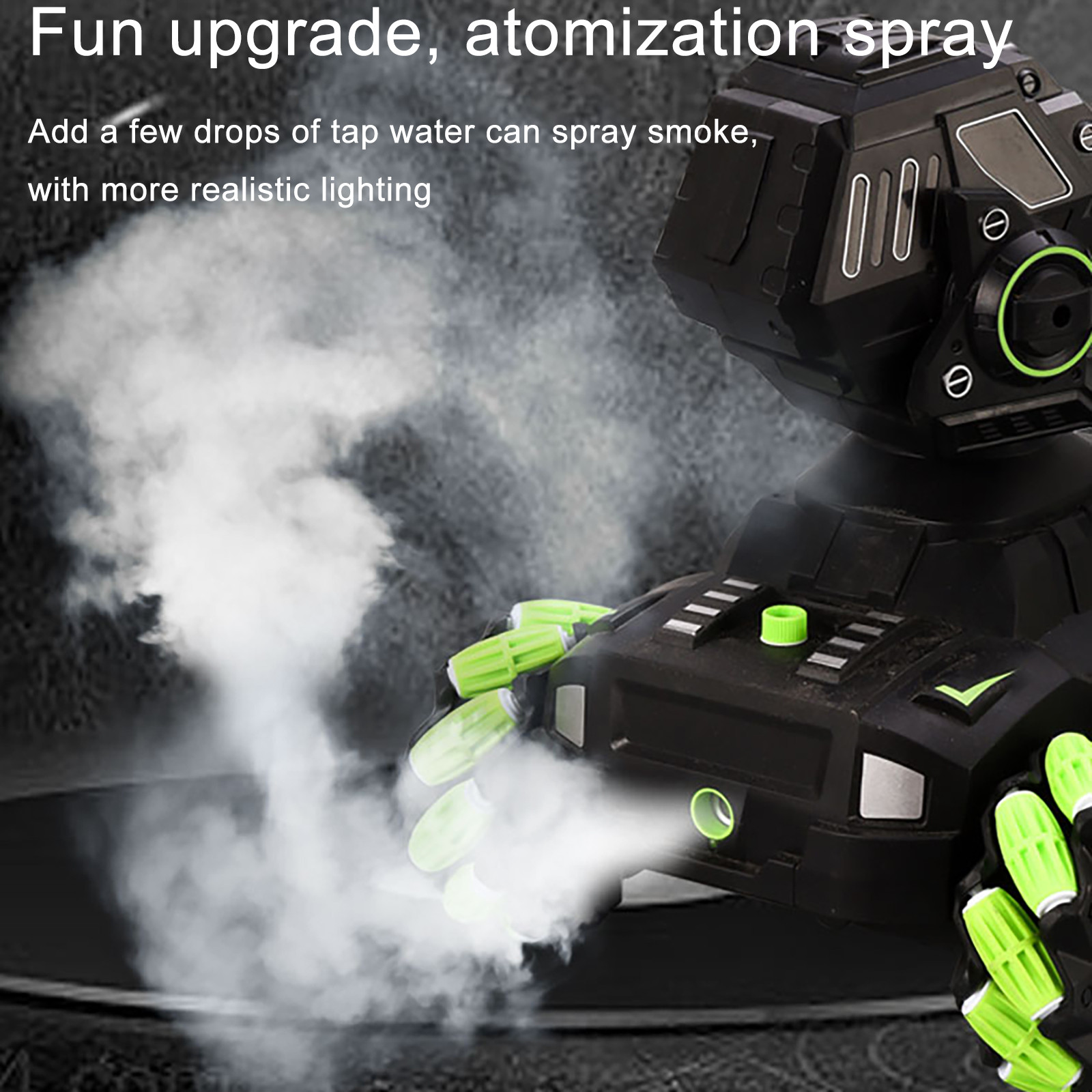 Water Bomb RC Car Interactive Mech Tank Sideslip Drift 360° Rotation Stunt Car Toy