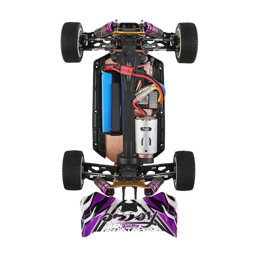 WLtoys 124019 RC Car High Speed 60km/h 4WD 1:12 Metal Chassis 550 Brushed Motor Off-Road Climbing Drift Car Toys
