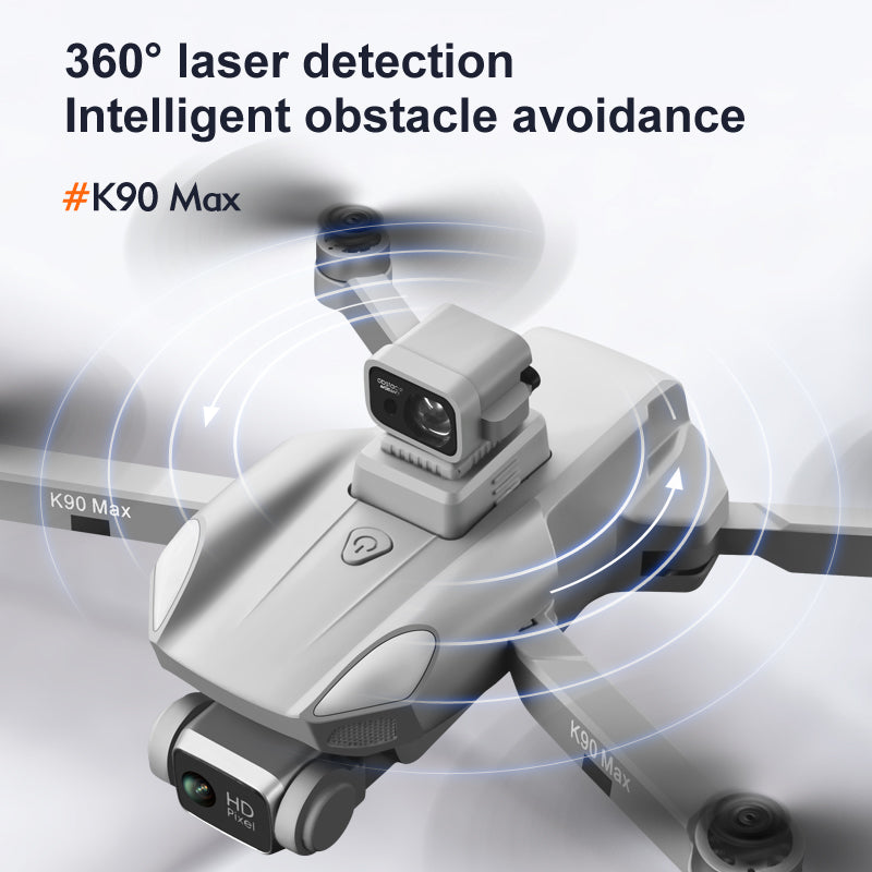 RC Drone K90 Max 4K Obstacle Avoidance Brushless Quadcopter