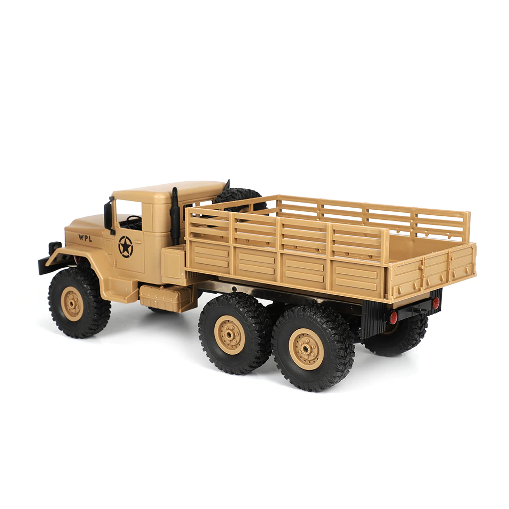 RC Truck WPL B16 1:16 RC Car 6WD Off-Road Military Truck