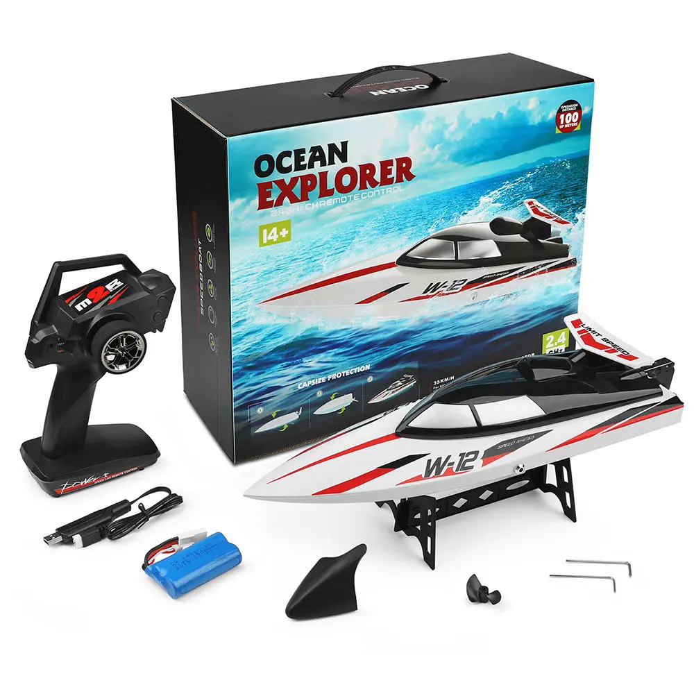 WLtoys WL912A RC Boat 2.4GHz High Speed RC Speedboat Toys