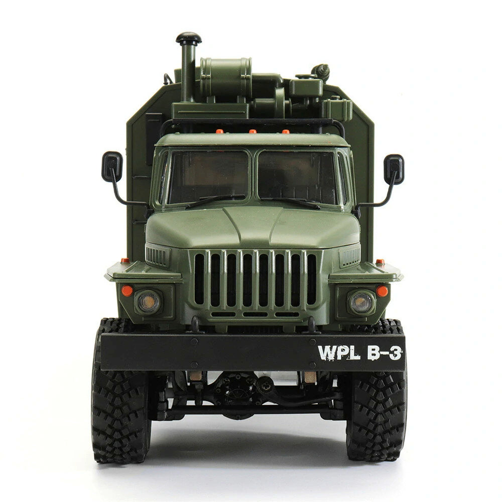 Rc Car Military Truck WPL B36 Ural 1/16 6WD Rock Crawler Command Communication Vehicle