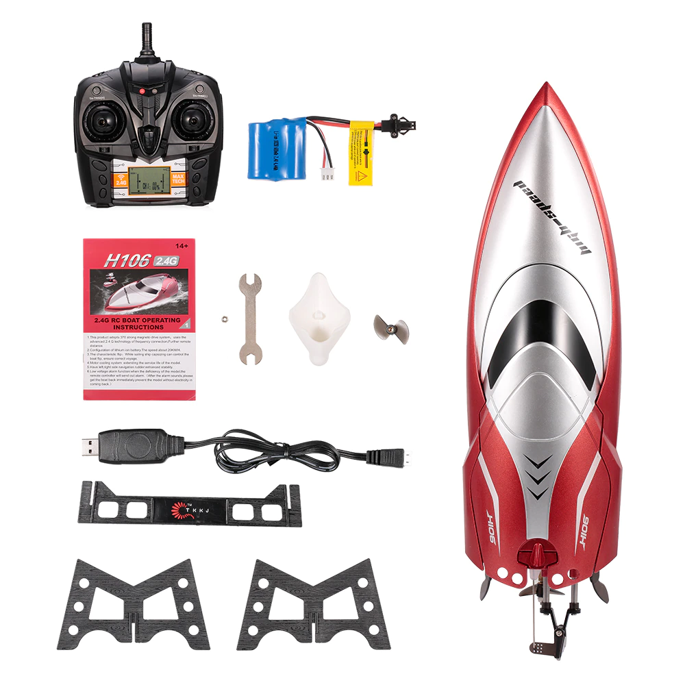 RC Boat summer toys water toys High Speed RC Speedboat 4CH Self Righting