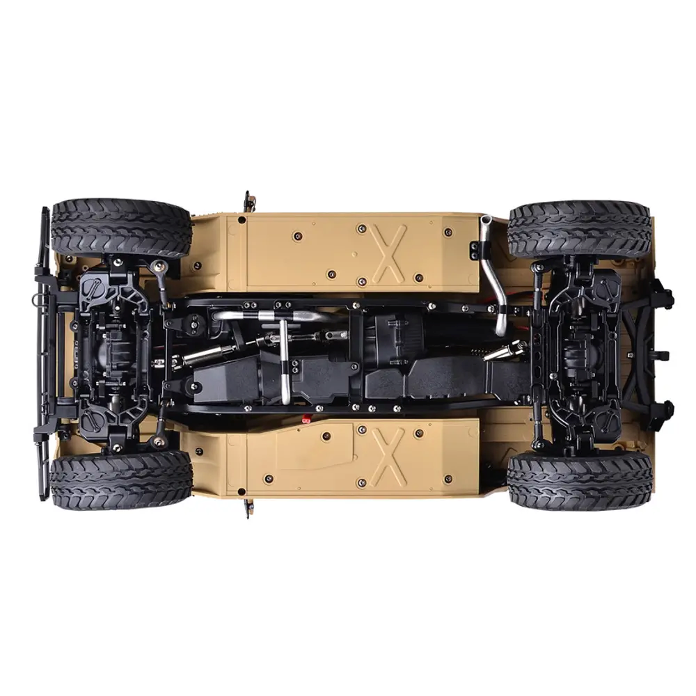 HG P408 RC Car 1/10 2.4G 4WD U.S.4X4 Hummer Military Vehicle Truck Toys Gifts