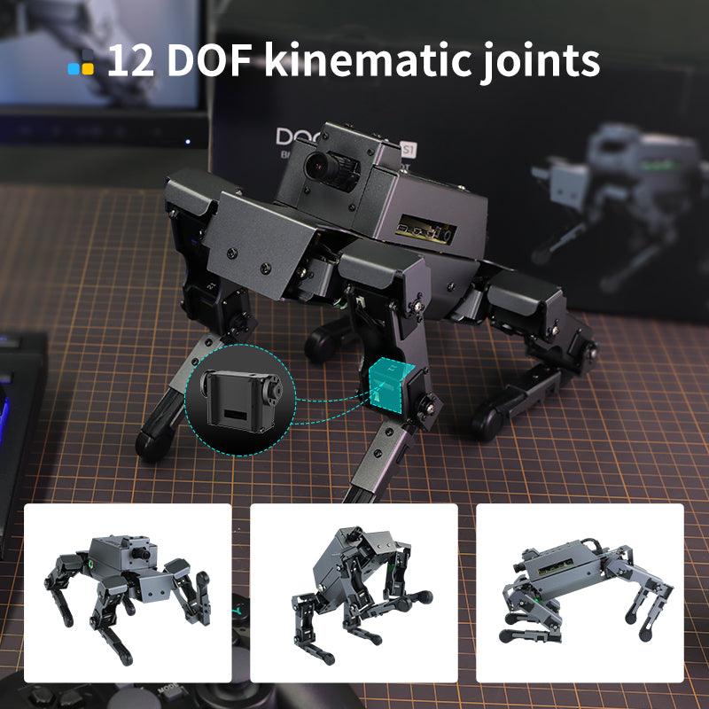Yahboom 12DOF DOGZILLA S1 Quadruped Bionic STEM Education Python Programming Robot Dog for Raspberry Pi 4B
