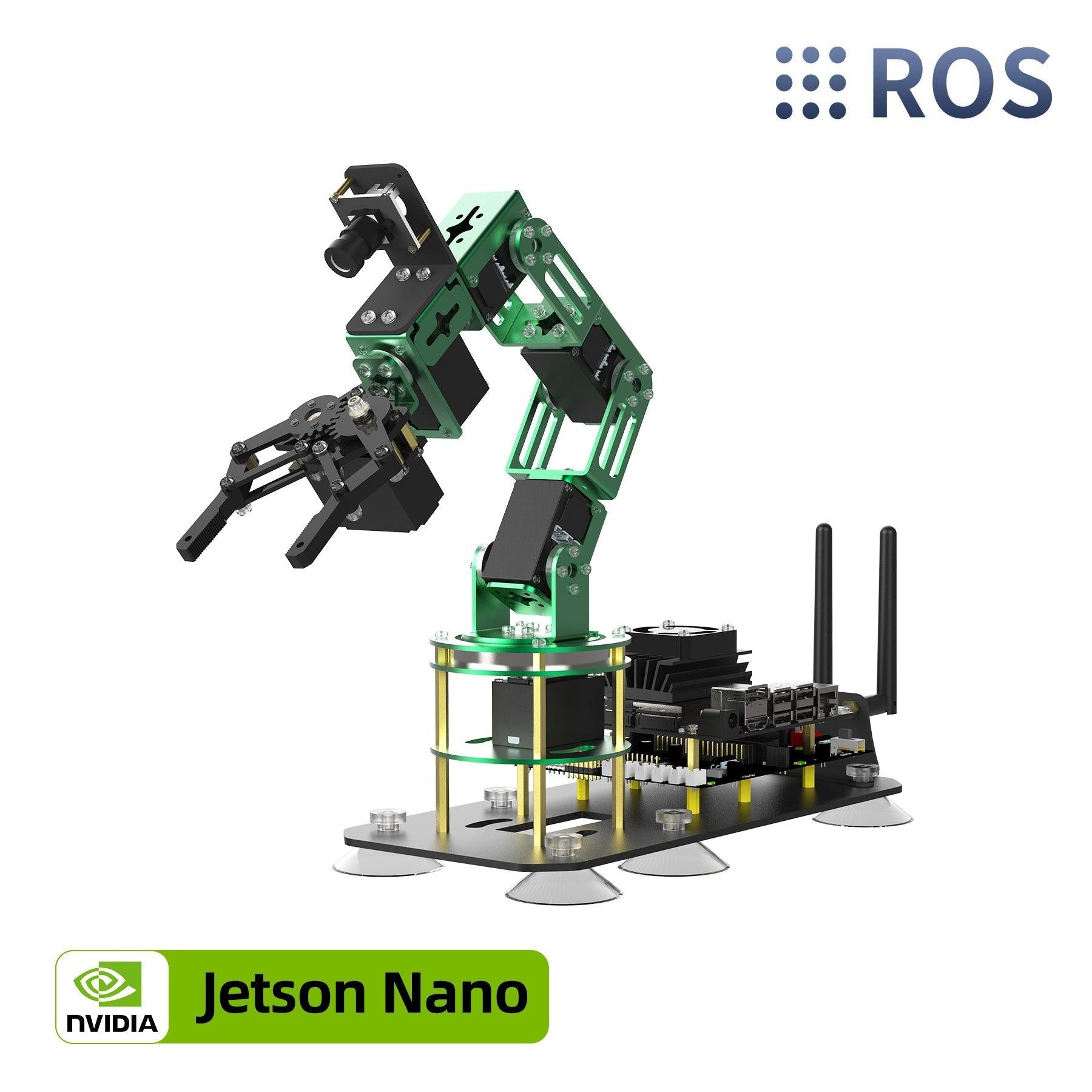 Yahboom DOFBOT AI Vision Robotic Arm ROS STEM Education Python Programming Robot for Jetson NANO 4GB(B01/SUB)