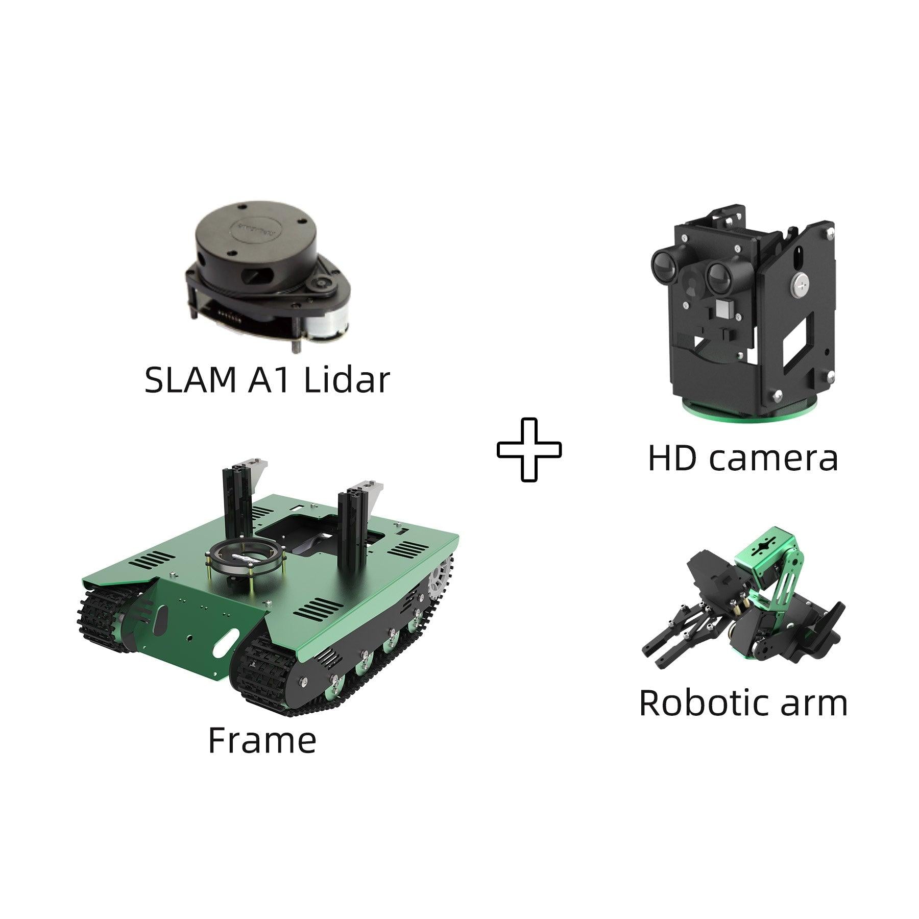 Yahboom ROS Transbot STEM Education Python Programming Robot with Lidar Depth camera for Jetson NANO 4GB(B01/SUB)