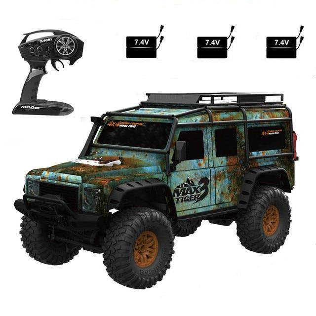 RC Car Off-road Car 1:10 2.4G 4WD RC Car Multiple Batteries RTR Model