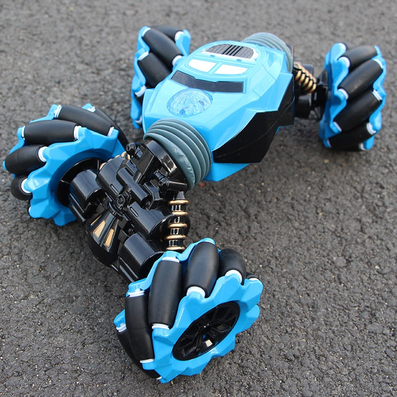 RC car 4WD RC stunt car gesture induction twisting off-road vehicle light music drift car