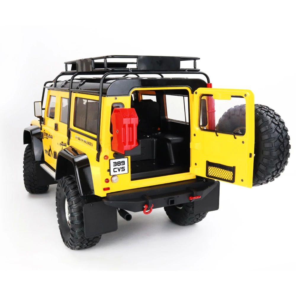 HG P411 1:10 RC Car 4x4 Off-road Electric Climbing Vehicle With Winch Light Sound Effect Smoke