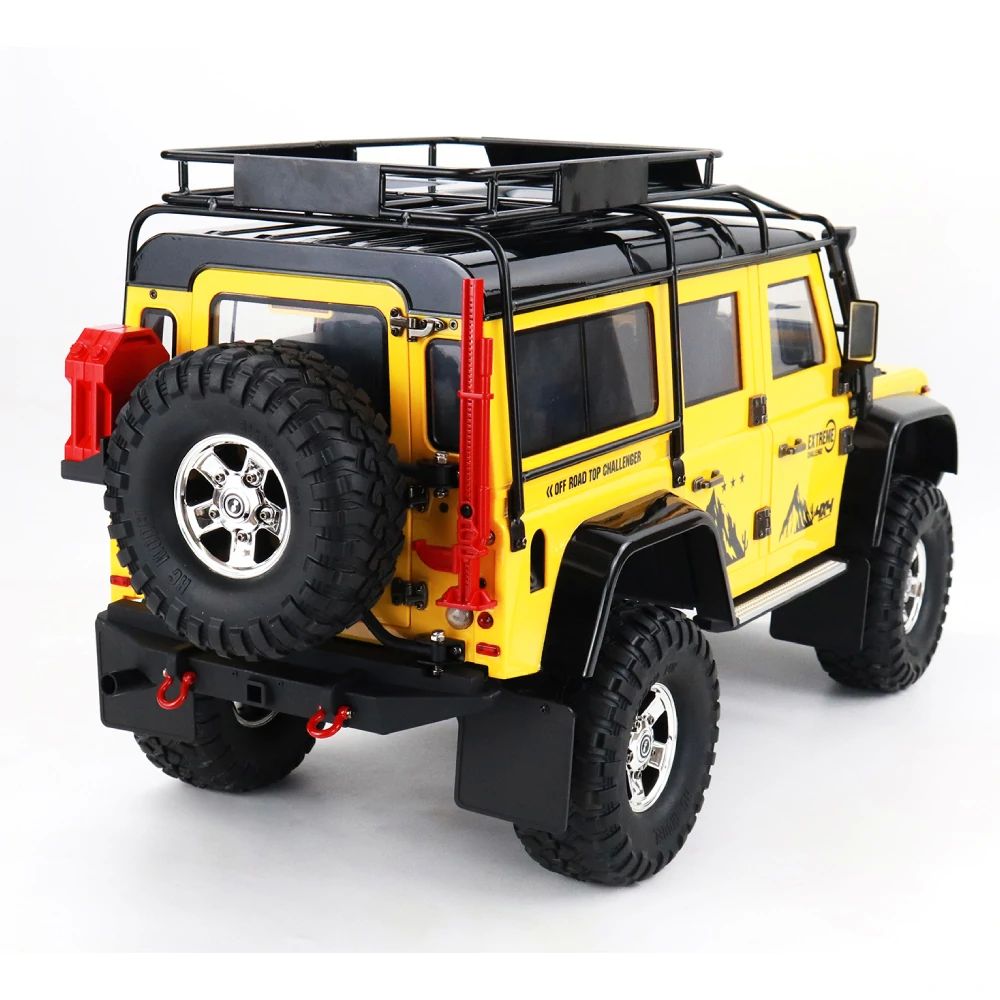 HG P411 1:10 RC Car 4x4 Off-road Electric Climbing Vehicle With Winch Light Sound Effect Smoke