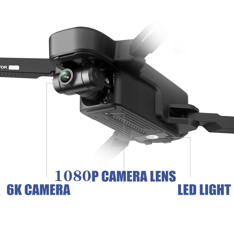Drone Wide-Angle Camera 5G GPS WIFI Transmission Two-Axis PTZ Brushless Motor RC Distance 1KM