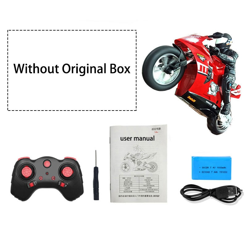 RC Motorcycle 360°rotating balanced 6-axis gyro Stunt Car Toys
