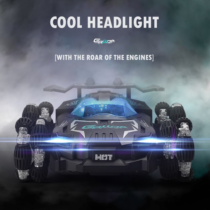 RC Stunt car Spray Drift 4WD High Speed Off-road Vehicle Model With Music Light