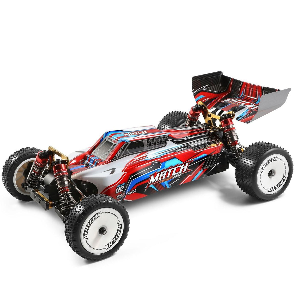 WLtoys 104001 RC Car 45KM/H 4WD Off-Road 1:10 Metal Chassis Alloy Toys