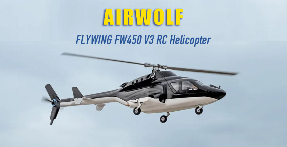 Flywing FW450 V3 Airwolf Helicopter