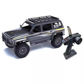 YIKONG YK4107 PRO 1/10 4WD RC Car Rock Crawler Two Speed Differential Lock LCG Chassis Tank Turn LED Lights Off-Road Climbing Truck
