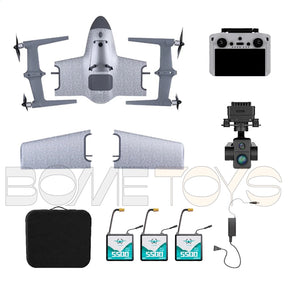 HEQUVA SWAN VOYAGER K8T-V2 VTOL Fixed Wing UAV 4K Thermal Imaging Drone AI Tracking Flight 15KM Video Transmission&nbsp;
