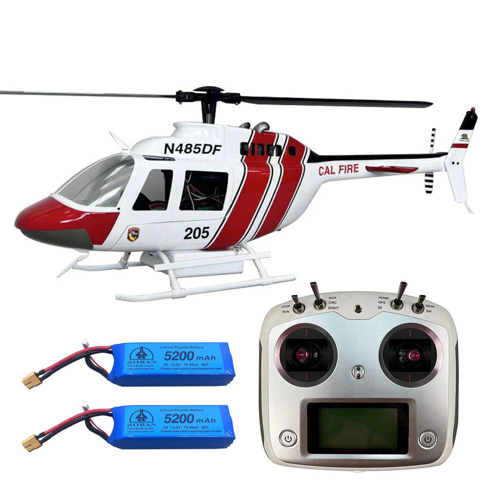 ROBAN 470 Bell-206 RC Helicopter GPS Mode PNP/RTF Version LED Lighting System with Water Tank