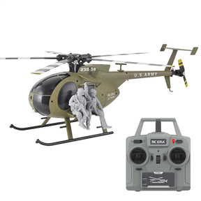 RCERA C189S MD500 Bird RC Helicopter 1:28 Dual Brushless Optical Flow Positioning Pneumatic High Helicopter