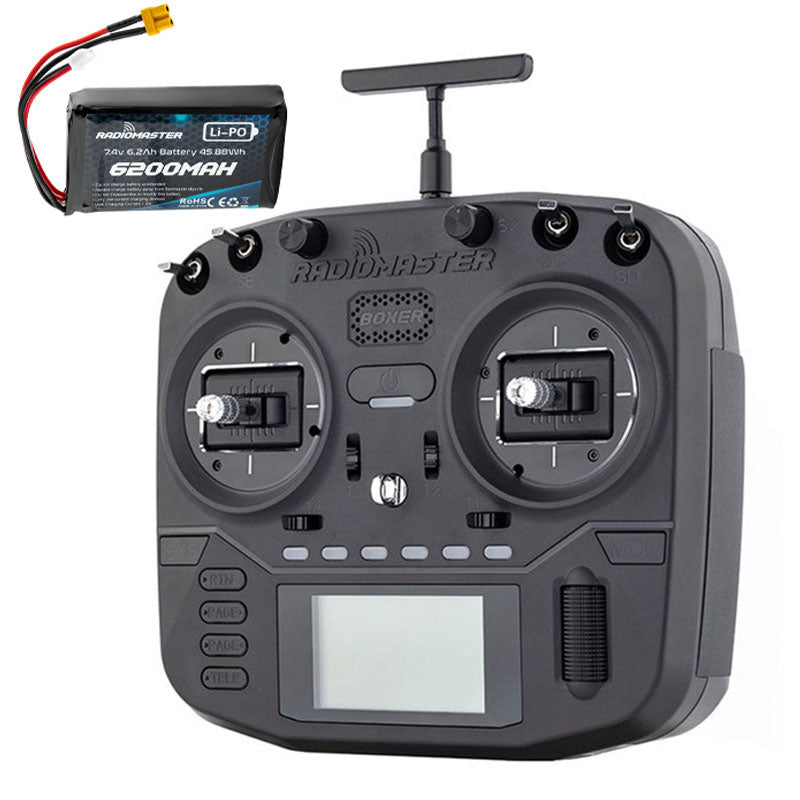 RadioMaster Boxer Radio Transmitter 4-in-1 Multi-Protocol/CC2500/ELRS RC Controller EDGETX Open System for FPV Drone Airplane Helicopter