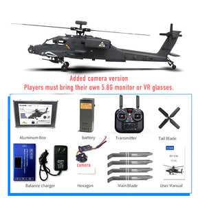 YUXIANG F11S Apache Helicopter Intelligent Version GPS Altitude Hold Optical Flow Positioning Radar Brushless 3D Stunt 1:32 Scale Helicopter