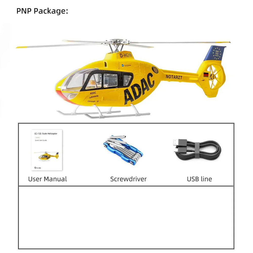 FLYWING EC135 470L RC Helicopter 6CH GPS Upgraded ACE flight control System 4 Blade Rotor RTF Helicopter