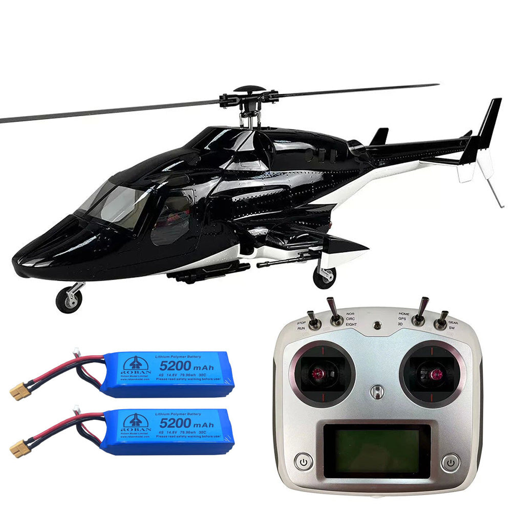 ROBAN 470L Airwolf Helicopter GPS Mode X2 Flight Control System LED Lighting System RC Helicopter