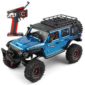 Wltoys 104010 4WD RC Car RTR 1/10 2.4G Rock Crawler Off-Road Climbing Truck Full Proportional LED Light Vehicles Models Toys