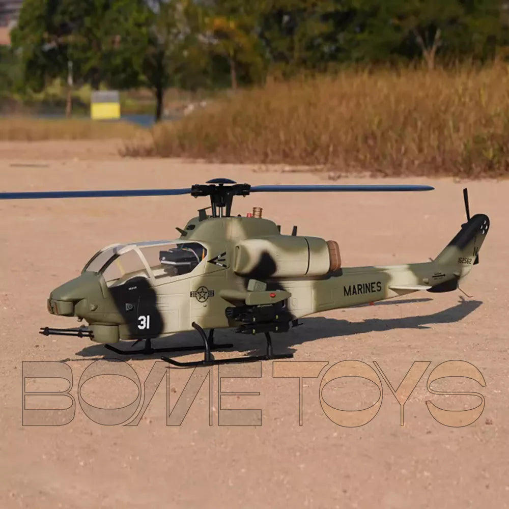 ROBAN 470 AH-1 Cobra Scale Helicopter GPS Stabilized Missile/LED Light 2-Blade RC Helicopter PNP/RTF Version