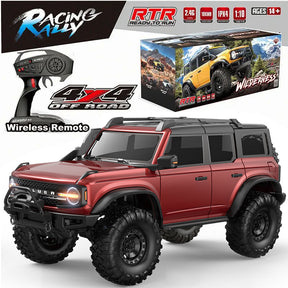 HB R1001 BRONCO 1:10 Full-Scale RC Car 4WD Off-Road Rock Crawler with LED Light RTR RC Toy