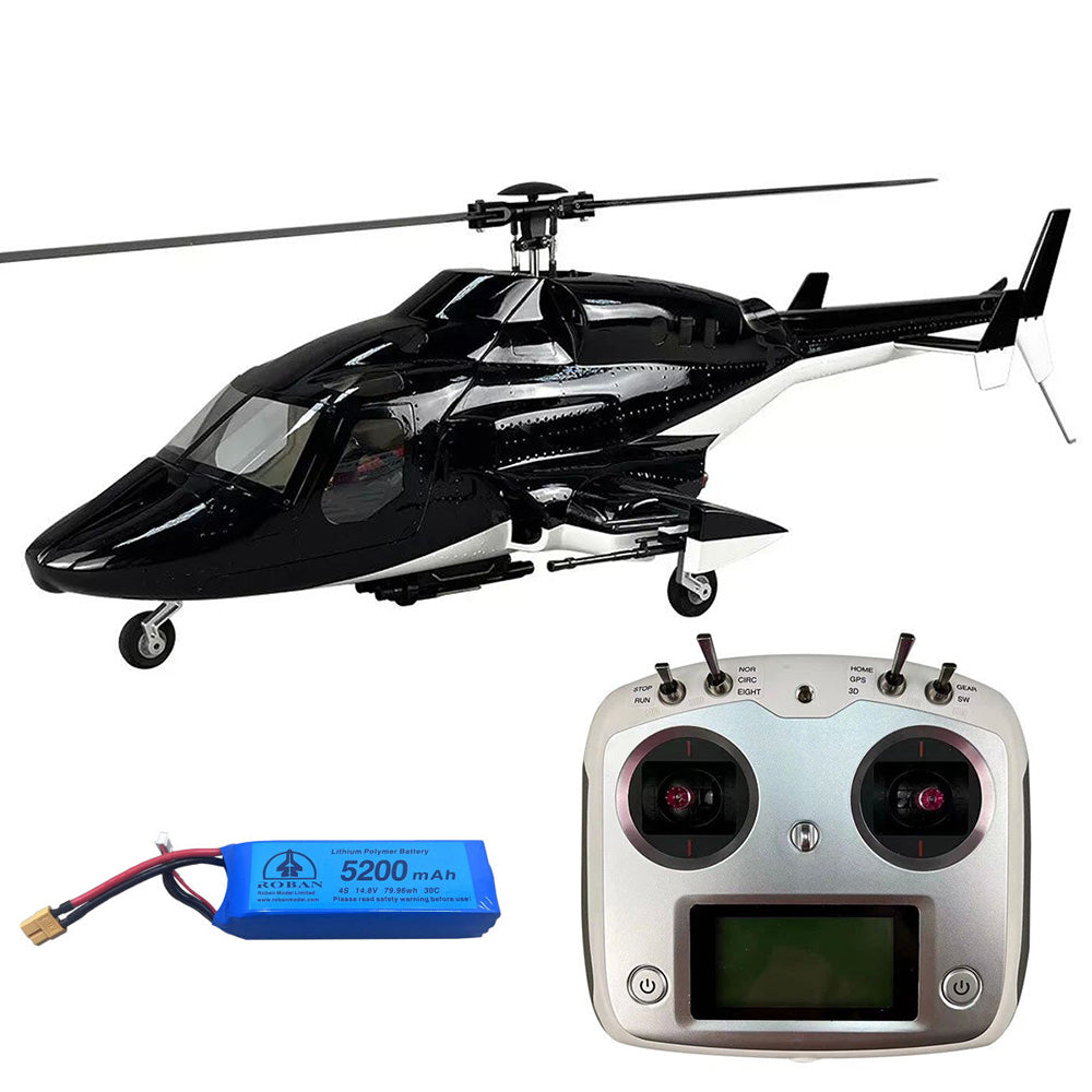 ROBAN 470L Airwolf Helicopter GPS Mode X2 Flight Control System LED Lighting System RC Helicopter