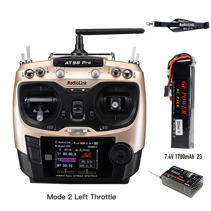 Radiolink AT10II 12CH RC Transmitter and R12DS Receiver | bometoys