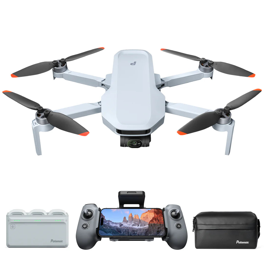 Potensic ATOM2 4K Drone 3-Axis Gimbal 249g 10KM Transmission AI Track Vertical Shooting GPS Quadcopter