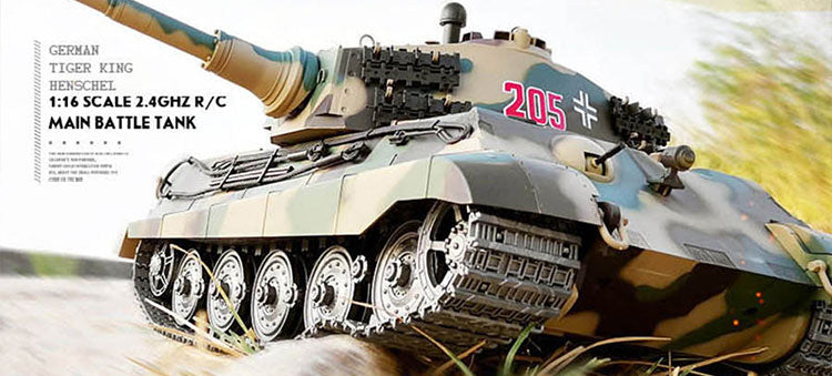 Heng Long 1/16 RC tank with metal upgraded construction