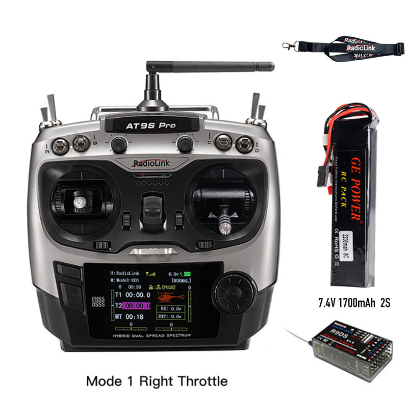Radiolink AT10II 12CH RC Transmitter and R12DS | bometoys