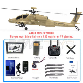 YUXIANG F11H Apache RC Helicopter GPS Altitude Hold Optical Flow Positioning Radar Brushless 3D Stunt Intelligent Helicopter