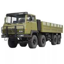 CROSSRC SC8 Metal Version 1/12 RC Military Truck 8X8 RC Car Dual Front Axle Steering Simulation Off-Road Vehicle KIT/RTR