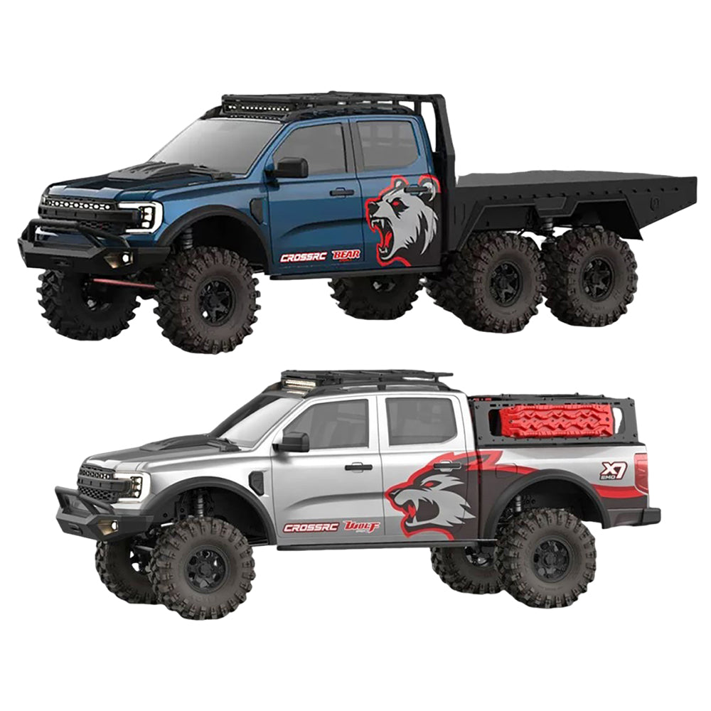 CROSSRC EMO X7 Big Bad Wolf XL4 Big Bad Bear 1/8 RC Rock Crawler Trail Truck