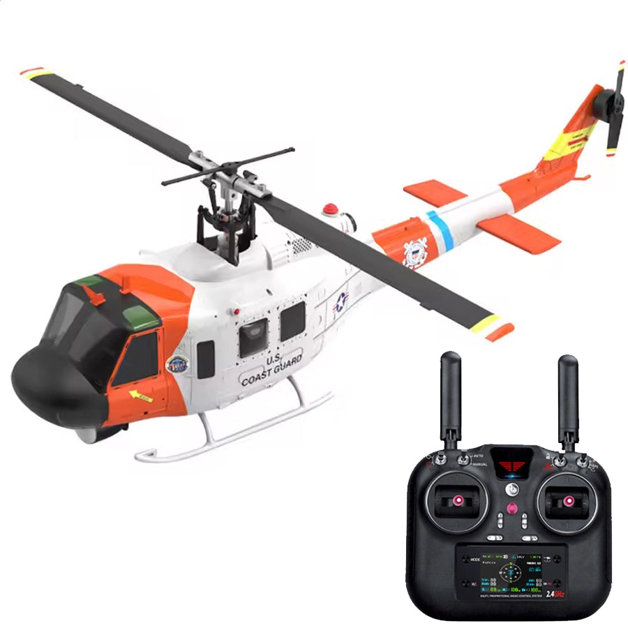 YUXIANG F07S RC Helicopter Huey UH-1D Coast Guard Scale GPS Intelligent Control System