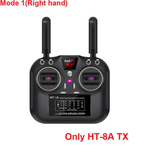 HOTRC HT-8A 2.4G 8CH RC Transmitter FHSS & 8CH Receiver With Box For FPV Drone RC Airplane Helicopter