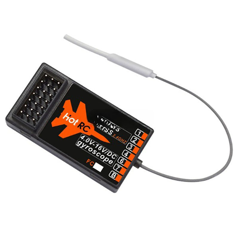 HOTRC HT-8A 2.4G 8CH RC Transmitter FHSS & 8CH Receiver With Box For FPV Drone RC Airplane Helicopter